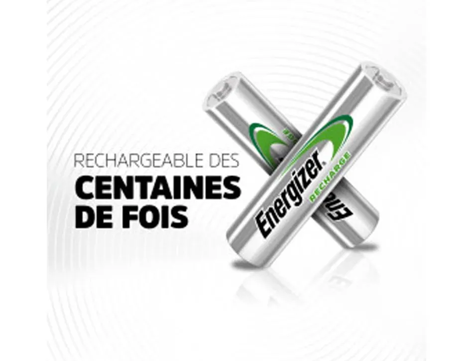 Piles rechargeables energizer extreme aaa lr03 800 mah blister 4