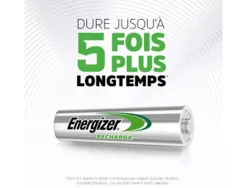 Piles rechargeables energizer extreme aaa lr03 800 mah blister 4