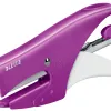 Pince à agrafer leitz 5531 wow métal 82x24x160mm 15f agrafes n.10 coloris violet métallisé