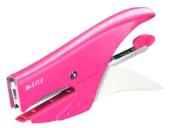 Pince à agrafer leitz 5531 wow métal 82x24x160mm 15f agrafes n.10 coloris rose métallisé