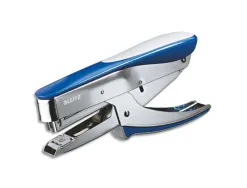 Pince à agrafer leitz 5545 77x36x184mm 15f agrafes n.10 coloris métal/bleu foncé