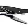 Pince à agrafer q-connect ergonomique 75x25x175mm 25f agrafes 24/6 et 26/6 coloris chromé/noir