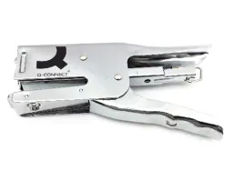Pince à agrafer q-connect métallique 22x90x174mm 40f agrafes 24/6 et 26/6 coloris chromé