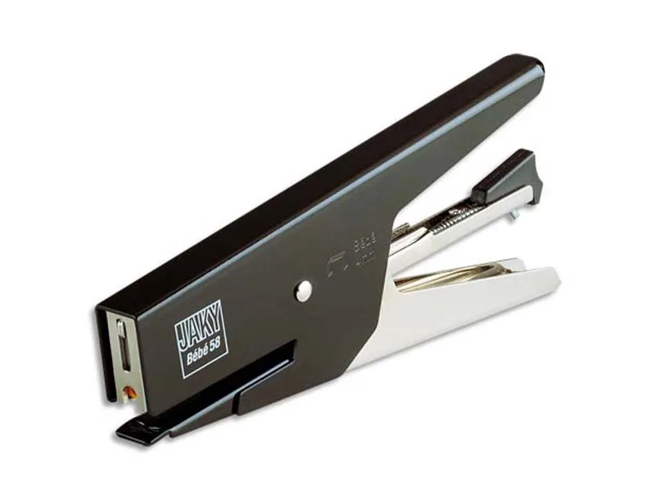 Pince à agrafer rapid bb58 75x21x163mm 15f agrafes bb coloris noir