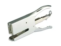 Pince à agrafer rapid classic k1 acier 85x25x182mm agrafes 26/6 ou 2 6/8 capacité 50f 2 6/8 coloris chrome