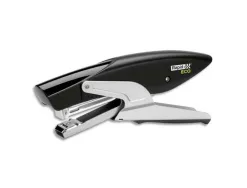 Pince à agrafer rapid éco 100% recyclé 73x36x174mm 20f agrafes 24/6 et 26/6 coloris noir
