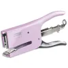 Pince à agrafer rapid k1 retro classic 85x25x182mm 50f agrafes 26/6 strong et 26/8+ superstrong coloris rose