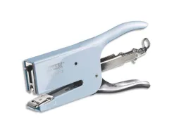 Pince à agrafer rapid k1 retro classic 85x25x182mm 50f agrafes 26/6 strong et 26/8+ superstrong bleu clair