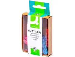 Pince à linge q-connect mini 32mm coloris assortis boîte distributrice 10 unités