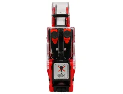 Pince à étiqueter q-connect 2 lignes 10 chiffres/ligne 250x165x50mm 520g coloris rouge rouleau encreur non inclus
