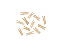Pince a linge bois innspiro mini 3cm coloris naturel lot de 45