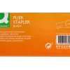 Pince agrafeuse q-connect métal agrafes n.10 résistance capacité agrafage 12f coloris noir