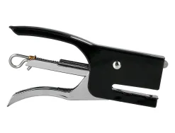 Pince agrafeuse q-connect métal agrafes n.10 résistance capacité agrafage 12f coloris noir