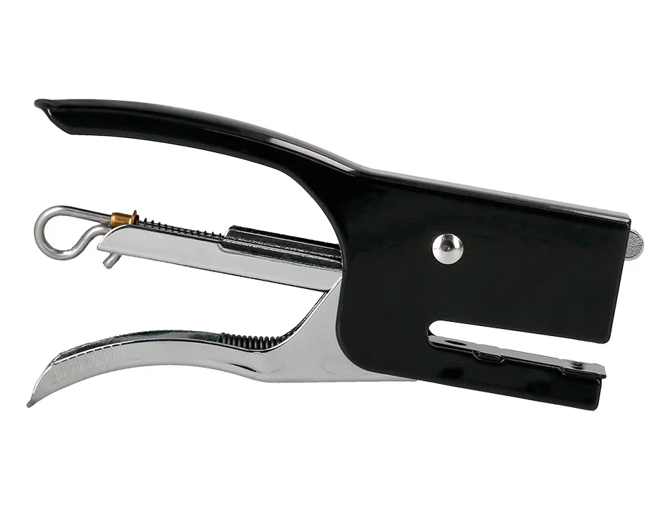 Pince agrafeuse q-connect métal agrafes n.10 résistance capacité agrafage 12f coloris noir