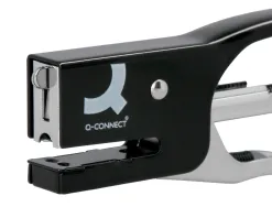 Pince agrafeuse q-connect métal agrafes n.10 résistance capacité agrafage 12f coloris noir
