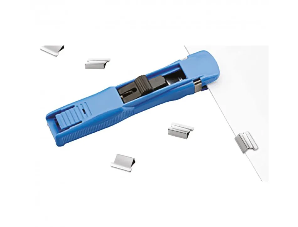 Pince distributeur de clips wonday corps plastique clips 18mm relier 2 a 50 feuilles