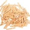 Pince en bois coloris naturel 48x7mm sachet de 48 unites