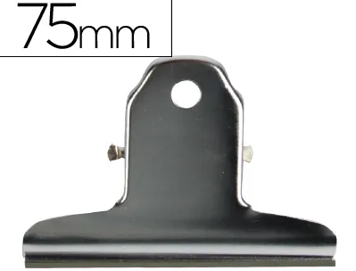 Pince métallique chromée 75mm
