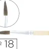Pinceau cléopâtre nº18 petit gris mélangé bois fsc vernis protecteur