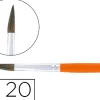 Pinceau cléopâtre nº20 poils de poney bois fsc vernis protecteur