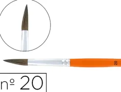 Pinceau cléopâtre nº20 poils de poney bois fsc vernis protecteur
