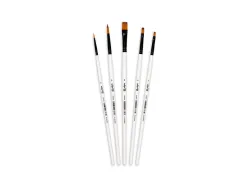Pinceau darwi for you acrylic fin poils souples synthetiques set 5 unites