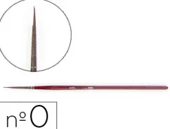 Pinceau liderpapel bois virole chromée aquarelle nº0