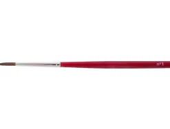 Pinceau liderpapel bois virole chromée aquarelle nº1