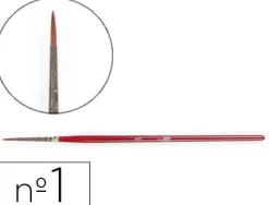 Pinceau liderpapel bois virole chromée aquarelle nº1