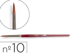 Pinceau liderpapel bois virole chromée aquarelle nº10