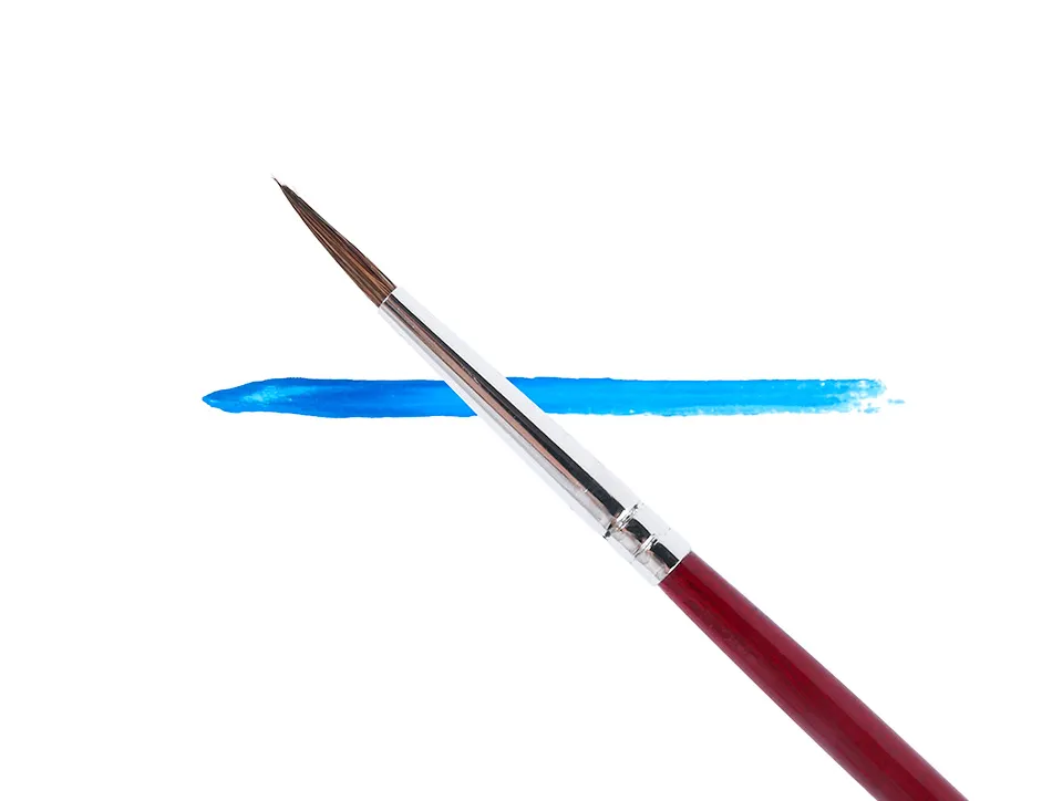 Pinceau liderpapel bois virole chromée aquarelle nº2