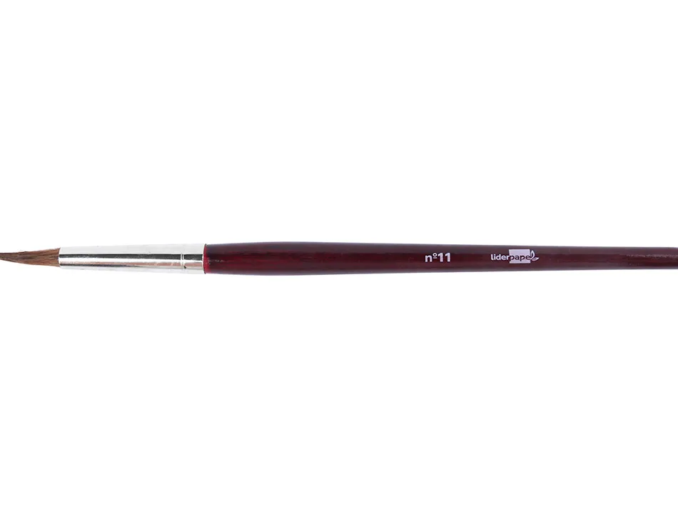 Pinceau liderpapel bois virole chromée aquarelle nº11