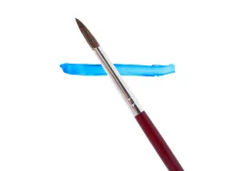 Pinceau liderpapel bois virole chromée aquarelle nº7