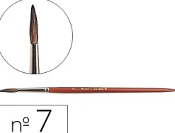 Pinceau liderpapel bois virole chromée aquarelle nº7