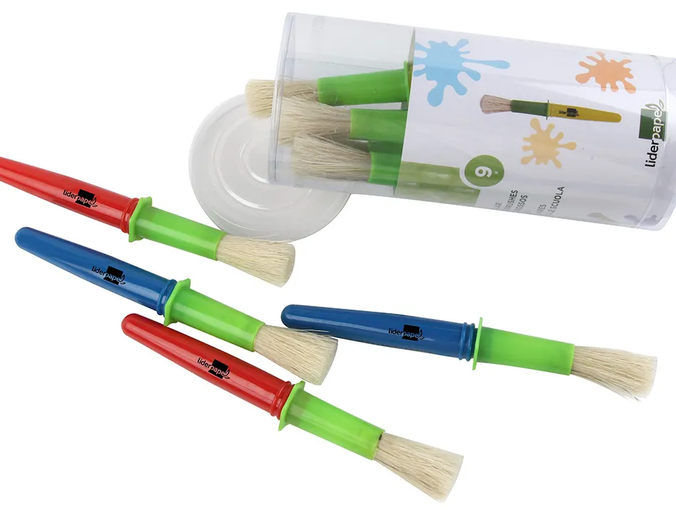 Pinceau liderpapel virole brosse maxi parfait maternelle grande taille