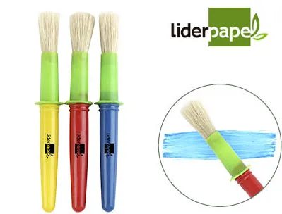 Pinceau liderpapel virole brosse maxi parfait maternelle grande taille
