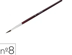 Pinceau o'color poils poney nº8 ideal gouache et aquarellevirole aluminium manche bois laque lot 10 unites