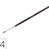 Pinceau o'color poils poney nº4 ideal gouache et aquarellevirole aluminium manche bois laque lot 10 unites