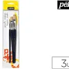 Pinceau pébéo soie beau blanc nº 6 nº10 et nº14 pochette 3 unités