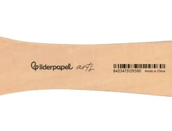 Pinceau plat liderpapel large 41 mm en poils de soie naturelle certifie fsc