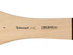 Pinceau plat liderpapel large 65 mm en poils de soie naturelle certifie fsc