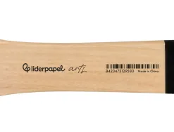 Pinceau plat liderpapel large 33,5 mm en poils de soie naturelle certifie fsc