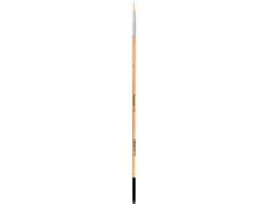 Pinceau pour peinture a l huile et acrylique liderpapel n 2 pointe ronde en poils de soie certifie fsc