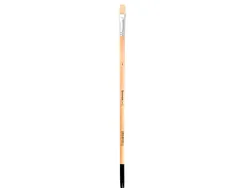 Pinceau pour peinture a l huile et acrylique liderpapel n 8 pointe plate en poils de soie certifie fsc