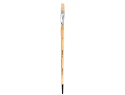 Pinceau pour peinture a l huile et acrylique liderpapel n 12 pointe plate en poils de soie certifie fsc