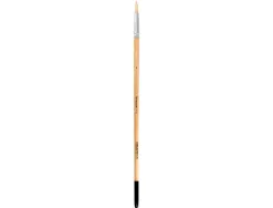 Pinceau pour peinture a l huile et acrylique liderpapel n 8 pointe ronde en poils de soie certifie fsc