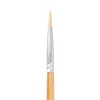 Pinceau pour peinture a l huile et acrylique liderpapel n 00 pointe ronde en poils de soie certifie fsc