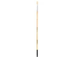 Pinceau pour peinture a l huile et acrylique liderpapel n 4 pointe plate en poils de soie certifie fsc
