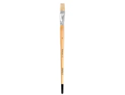 Pinceau pour peinture a l huile et acrylique liderpapel n 15 pointe plate en poils de soie certifie fsc