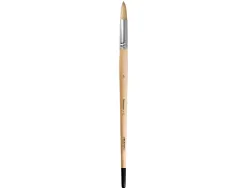 Pinceau pour peinture a l huile et acrylique liderpapel n 15 pointe ronde en poils de soie certifie fsc
